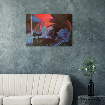 Syd Mead - Syd Mead Brushed Aluminum Print - 70x100 cm / 28x40 inches | Syd Mead Aluminum Print | Syd Mead Prints