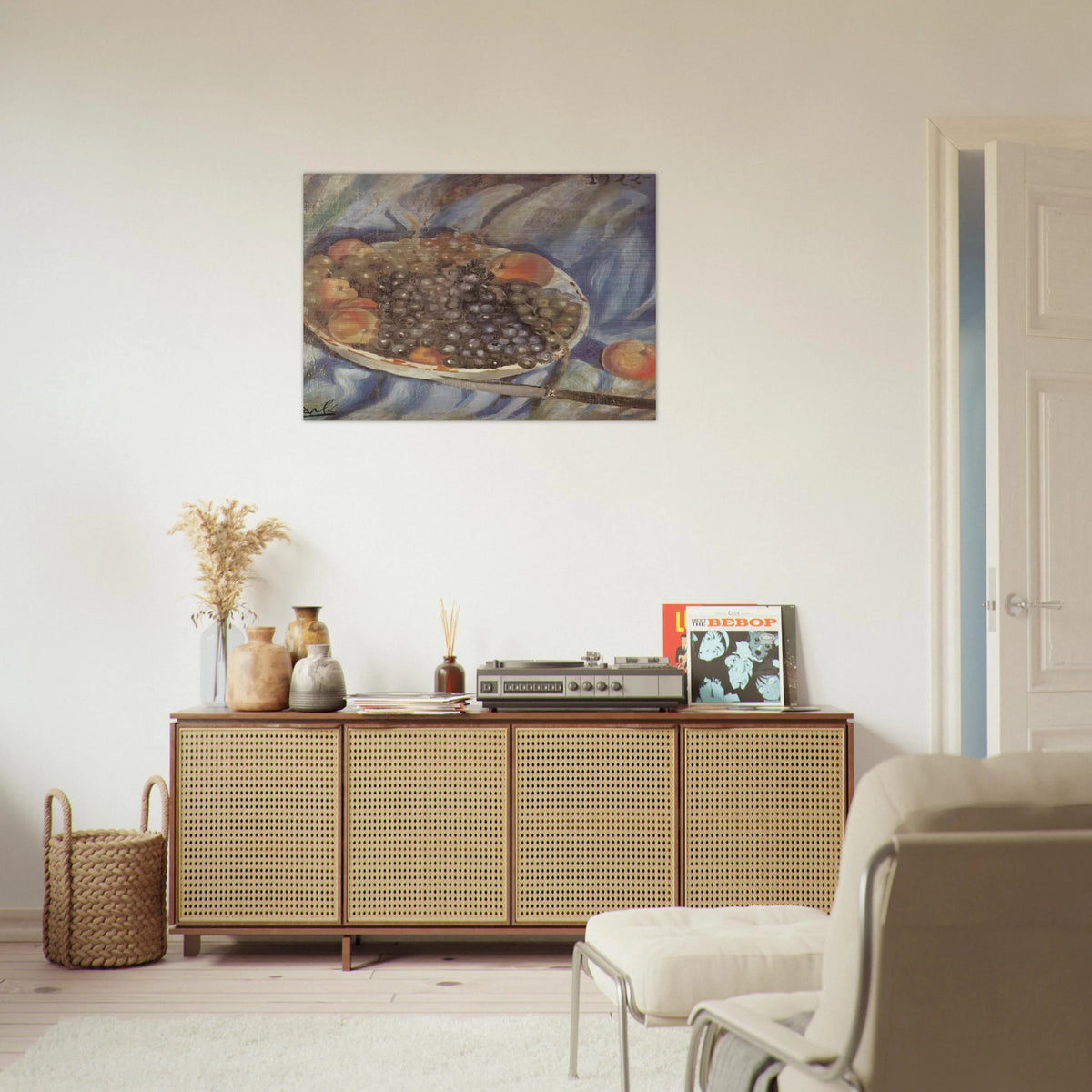 STILL LIFE 2 - Salvador Dali Brushed Aluminum Print - 70x100 cm / 28x40 inches | Salvador Dali Aluminum Print | Salvador Dali Prints