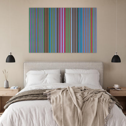 Bulletproof - 1969 - Gene Davis Art Prints - 100x150 cm / 40x60″ inches | Gene Davis Poster | Gene Davis Prints