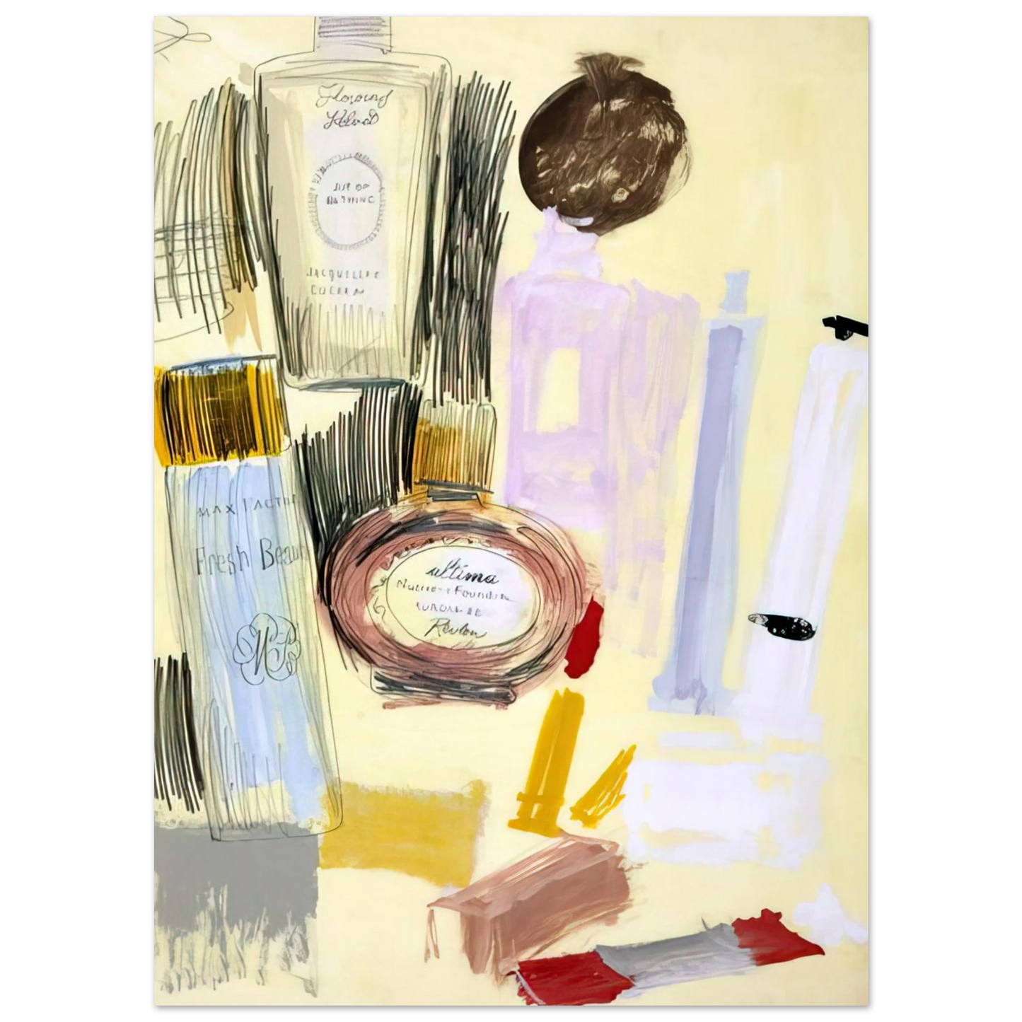 Andy Warhol - Untitled  Beauty Products  Fine Art Poster