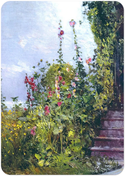 Celia Thaxter's Garden, Appledore, Isles of Shoals By Childe Hassam Pack of 10 Post Cards | Childe Hassam Post Cards | A6 (10.5 x 14.8 cm) - 4.1 x 5.8 inches
