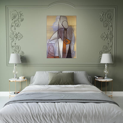 Composition - 1946 - Pablo Picasso Brushed Aluminum Print - 70x100 cm / 28x40 inches | Pablo Picasso Aluminum Print | Pablo Picasso Prints