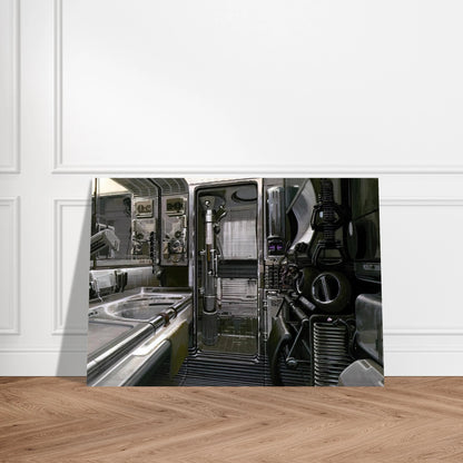 Syd Mead - Syd Mead Brushed Aluminum Print - 70x100 cm / 28x40 inches | Syd Mead Aluminum Print | Syd Mead Prints
