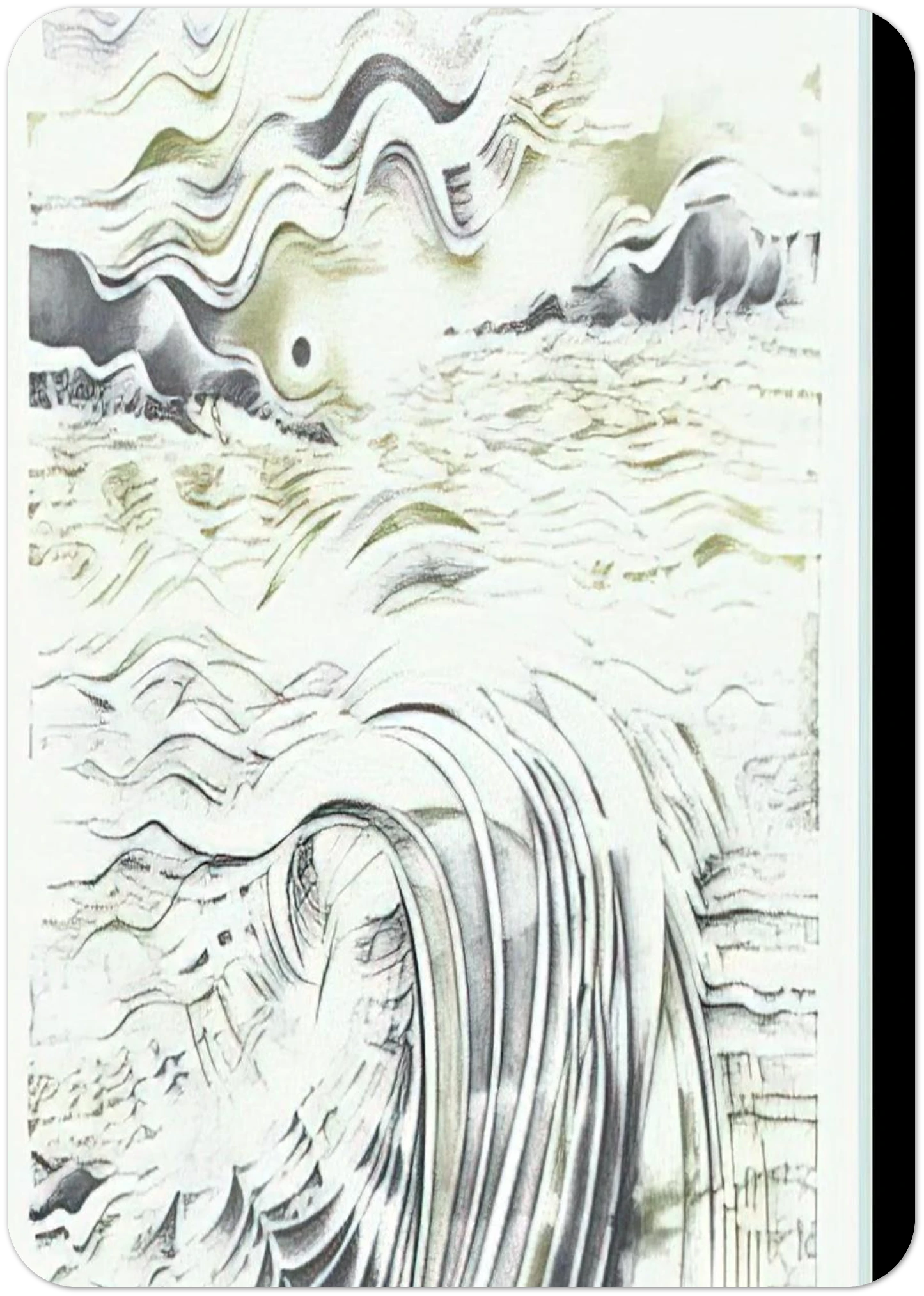 AN UNTITLED PRINT 1982 By Lee Bontecou Pack of 10 Post Cards | Lee Bontecou Post Cards | A6 (10.5 x 14.8 cm) - 4.1 x 5.8 inches