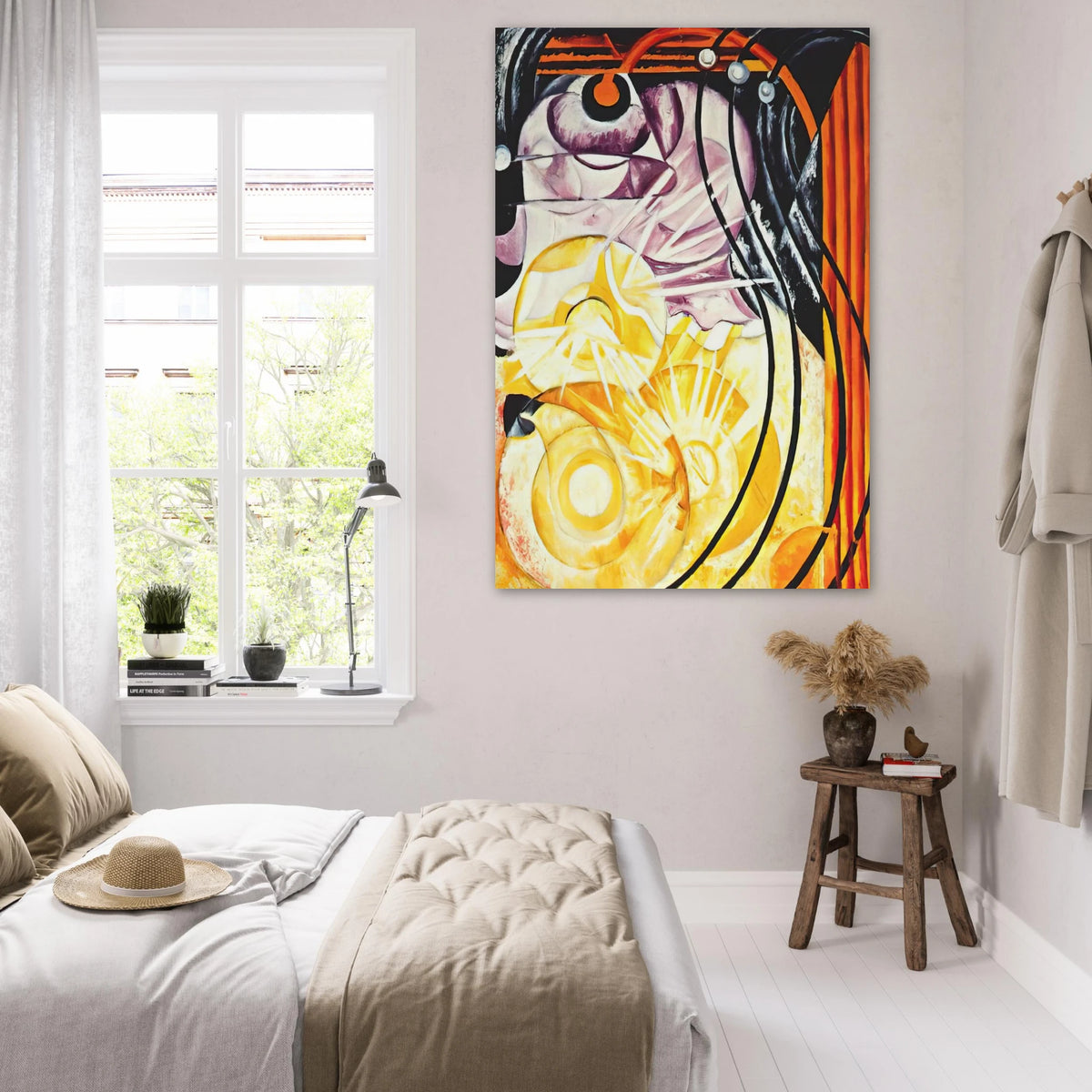 Electric lamp - 1913 - Natalia Goncharova Art Prints - 100x150 cm / 40x60″ inches | Natalia Goncharova Poster | Natalia Goncharova Prints