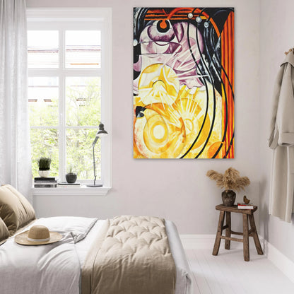 Electric lamp - 1913 - Natalia Goncharova Art Prints - 100x150 cm / 40x60″ inches | Natalia Goncharova Poster | Natalia Goncharova Prints