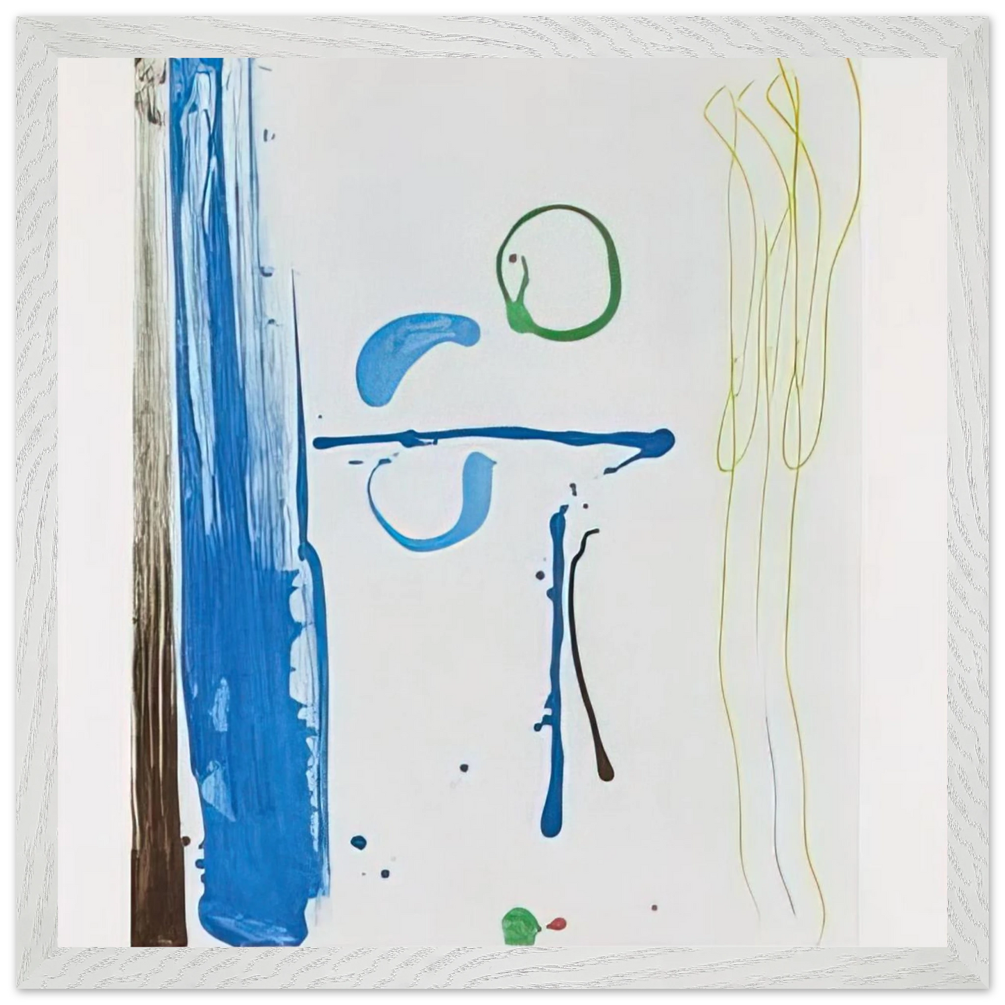 Helen Frankenthaler - Sunshine After Rain - 1987 Wall art - 45x60 cm / 18x24 inches - Premium Wooden Framed Poster With Fine Art Paper-canvas - Wood frame