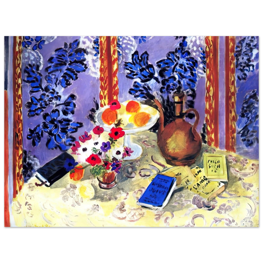Henri Matisse - STILL LIFE HISTOIRES JUIVES 1924  75x100 cm / 30x40inches Fine Art Poster