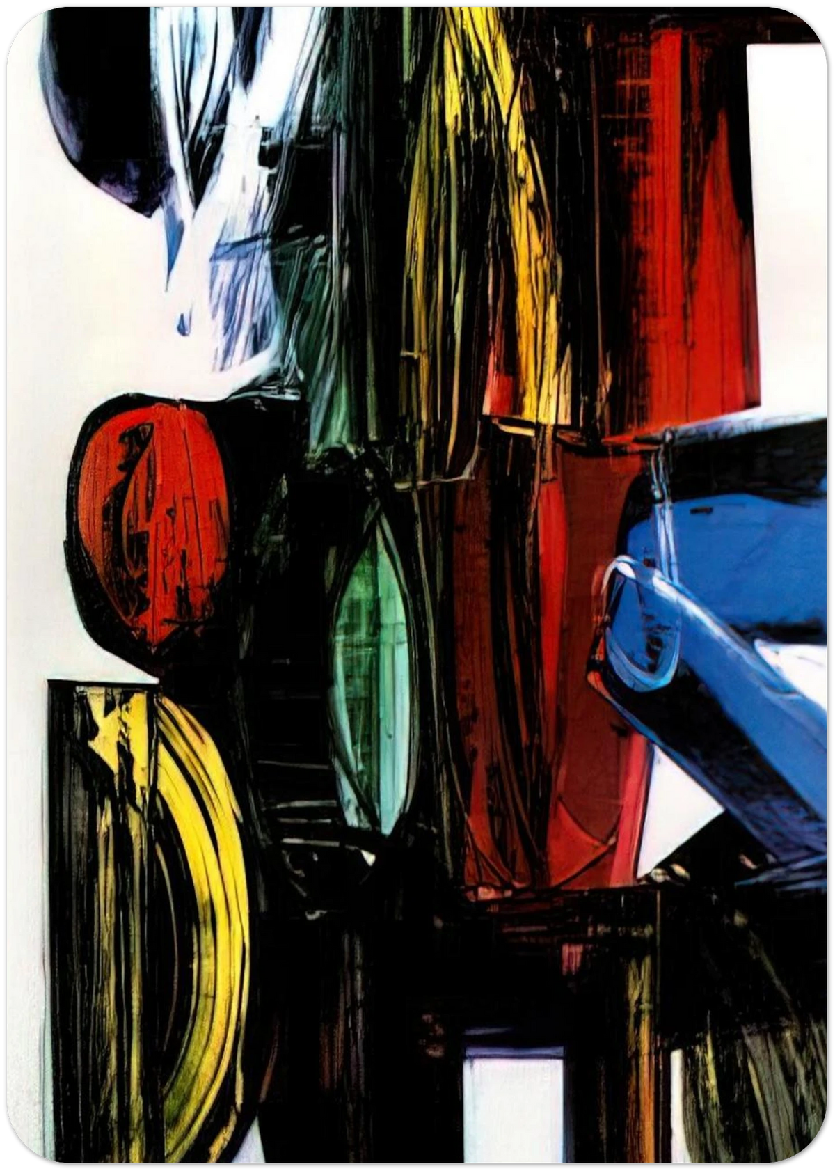 Anagrama - 1973 By Joao Vieira Pack of 10 Post Cards | Joao Vieira Post Cards | A6 (10.5 x 14.8 cm) - 4.1 x 5.8 inches