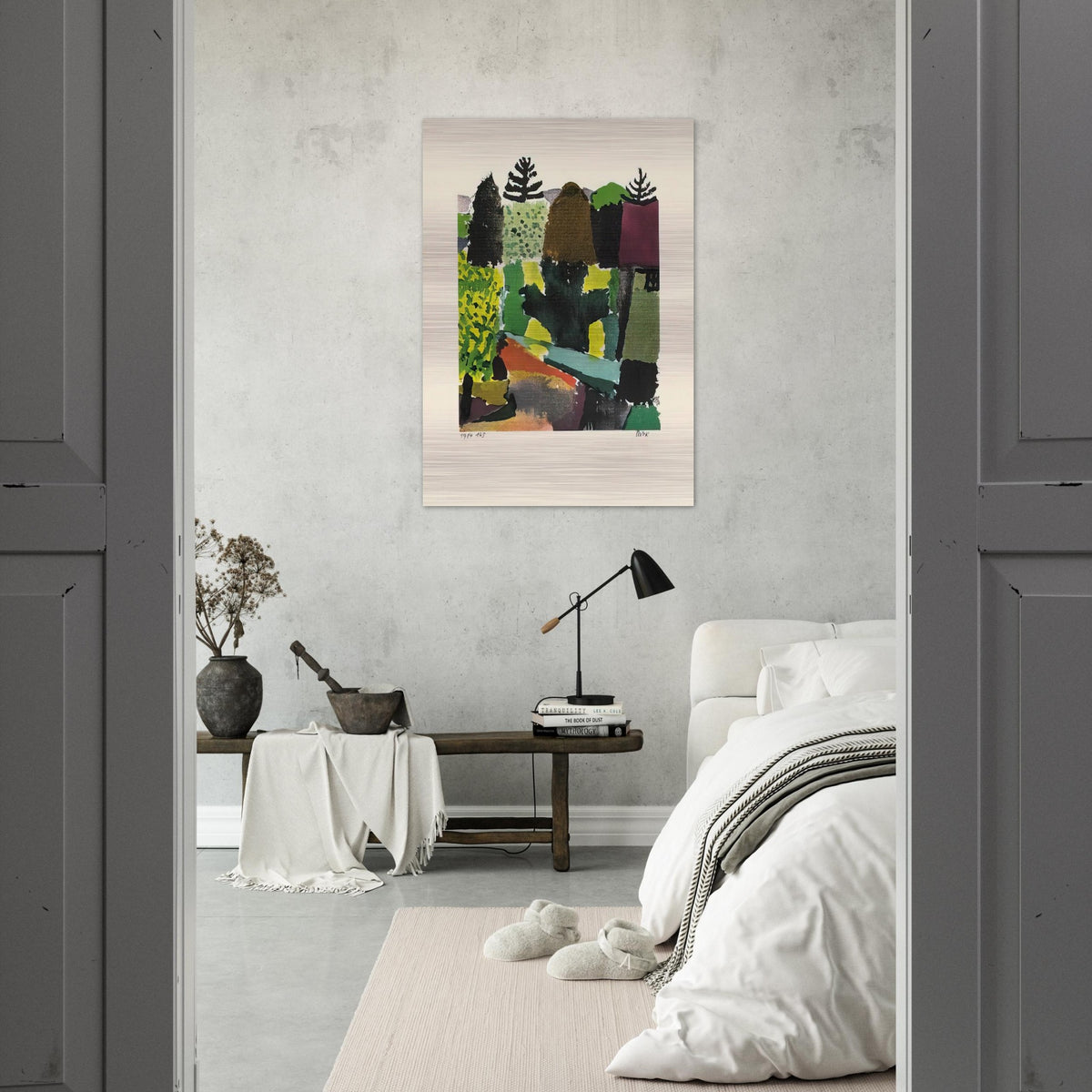 PARK 1920 - Paul Klee Brushed Aluminum Print - 70x100 cm / 28x40 inches | Paul Klee Aluminum Print | Paul Klee Prints
