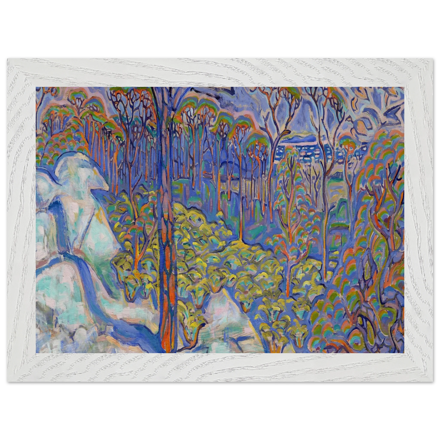 Walter Inglis Anderson - Walter Anderson Wall art - 60x80 cm / 24x32 inches - Premium Wooden Framed Poster With Fine Art Paper-canvas - White frame