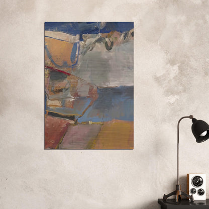 Berkeley #22 - Richard Diebenkorn Brushed Aluminum Print - 70x100 cm / 28x40 inches | Richard Diebenkorn Aluminum Print | Richard Diebenkorn Prints