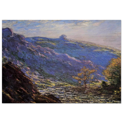 The Old Tree, Sunlight on the Petit Cruese - claude monet Brushed Aluminum Print - 70x100 cm / 28x40 inches | claude monet Aluminum Print | claude monet Prints