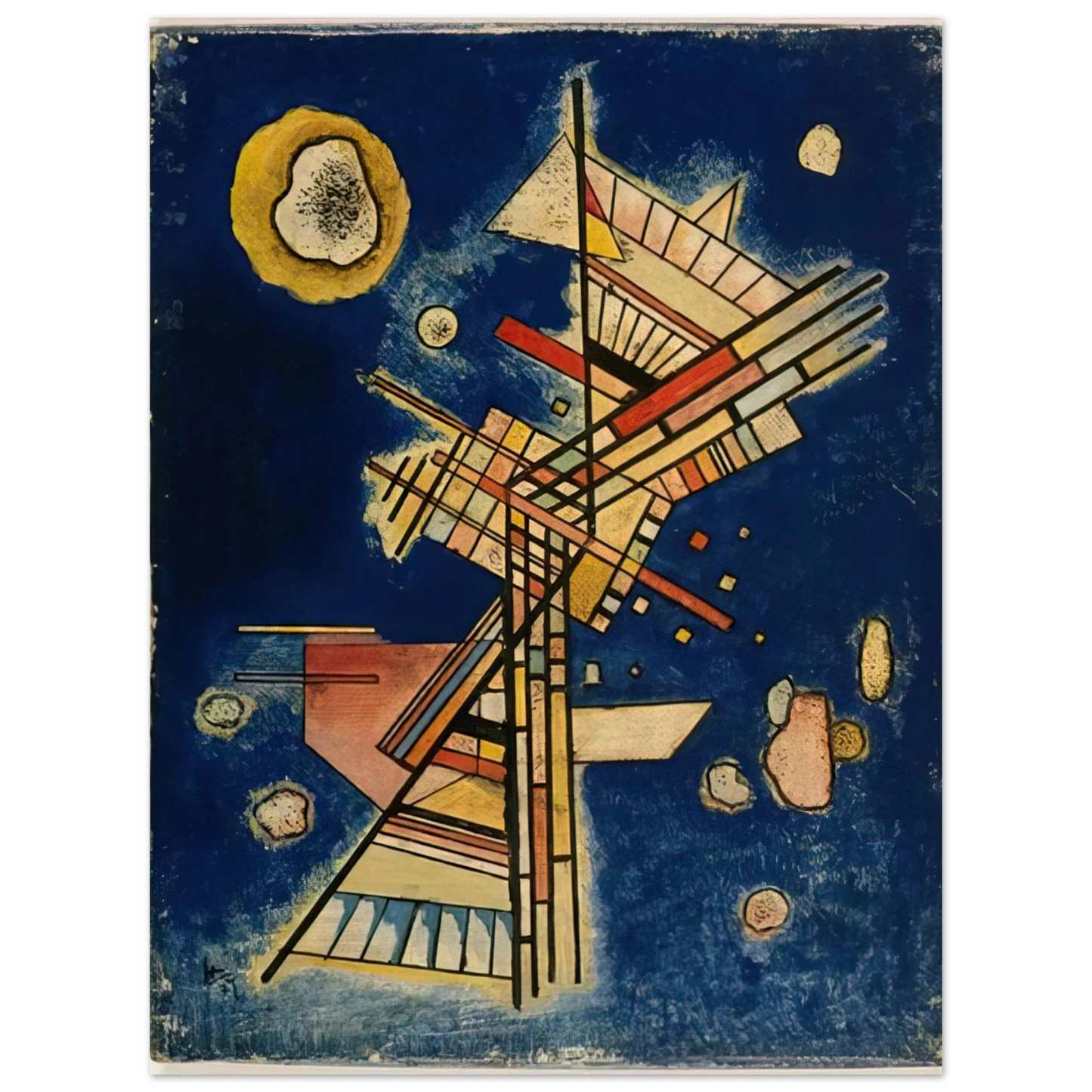 Wassily Kandinsky - DARK FRESHNESS 1927  75x100 cm / 30x40inches Fine Art Poster