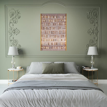 VARIATION ON A THEME 1958 - Anni Albers Brushed Aluminum Print - 70x100 cm / 28x40 inches | Anni Albers Aluminum Print | Anni Albers Prints