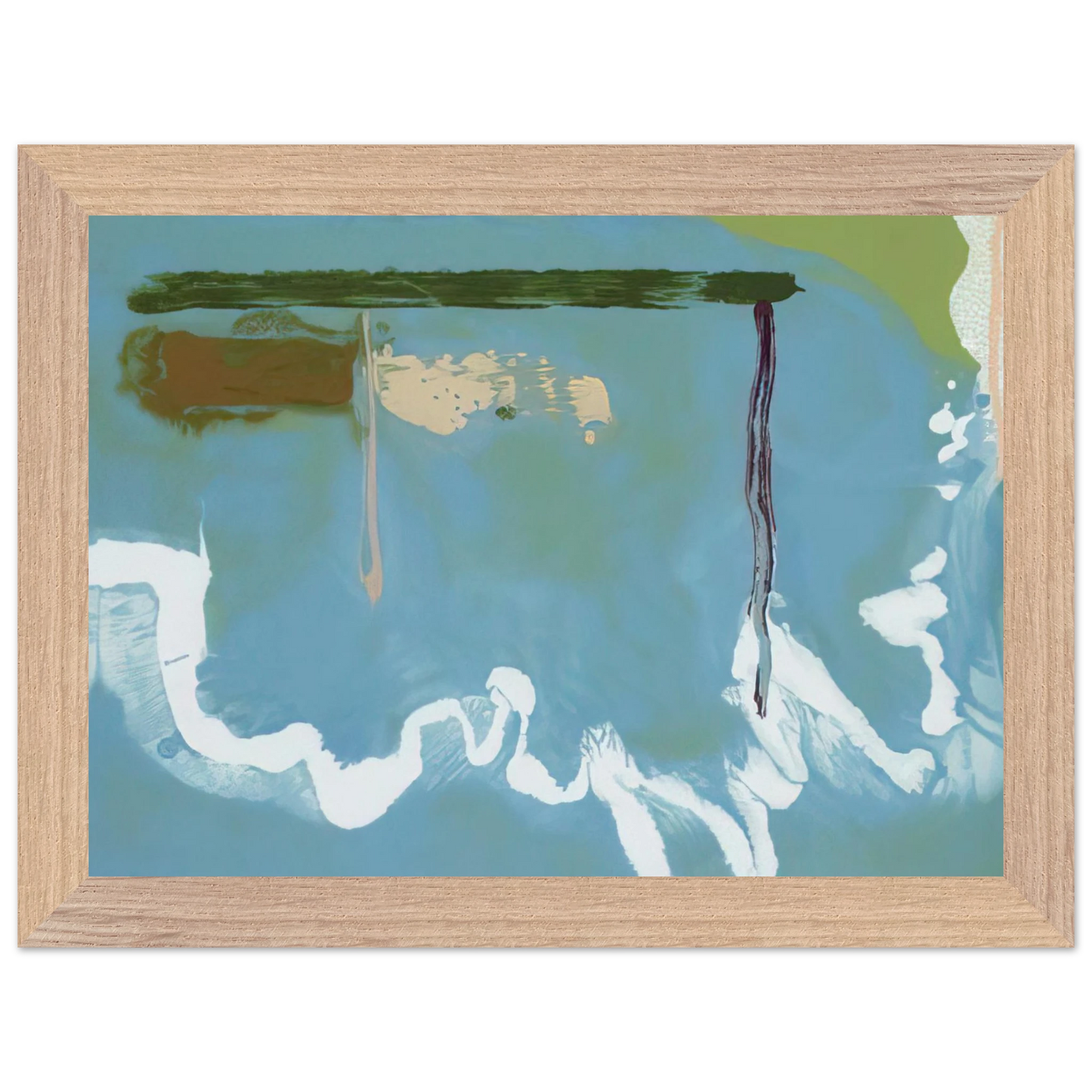 Helen Frankenthaler - Skywriting - 1997 Wall art - A2 (42 x 59.4  cm) - Fine Art Poster-canvas - -