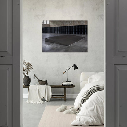 Untitled Eight Inches - 1968 - Donald Judd Brushed Aluminum Print - 70x100 cm / 28x40 inches | Donald Judd Aluminum Print | Donald Judd Prints