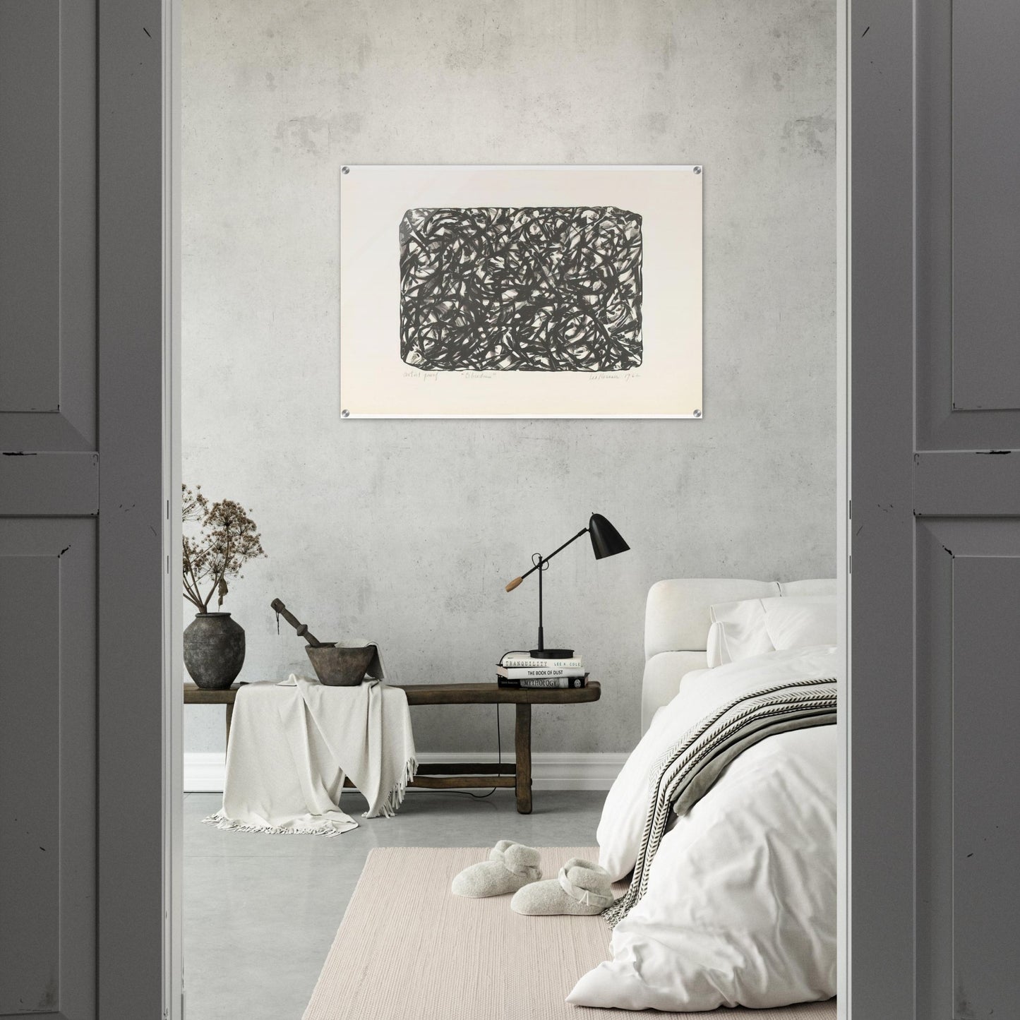 Obsidian - Lee Krasner Acrylic Print - 70x100 cm / 28x40″ inches | Lee Krasner Wall Art | Lee Krasner Prints