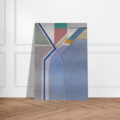 Ocean Park #24 - Richard Diebenkorn Brushed Aluminum Print - 70x100 cm / 28x40 inches | Richard Diebenkorn Aluminum Print | Richard Diebenkorn Prints