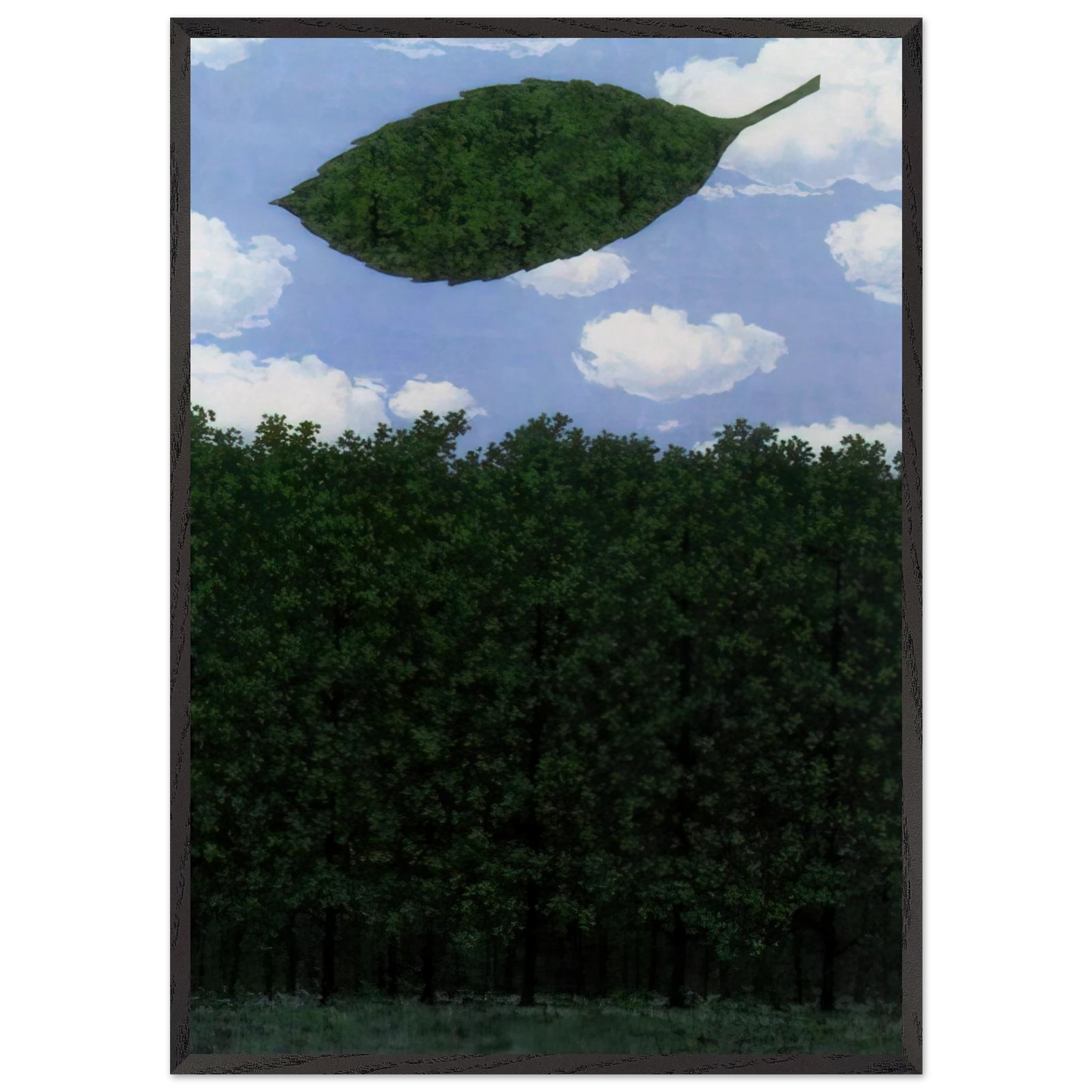 CHORUS OF THE SPHINX 1964 - Rene Magritte 70x100 cm / 28x40 inches Framed Art Print – Black Wooden Frame