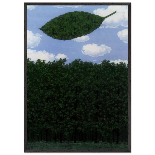 CHORUS OF THE SPHINX 1964 - Rene Magritte 70x100 cm / 28x40 inches Framed Art Print – Black Wooden Frame