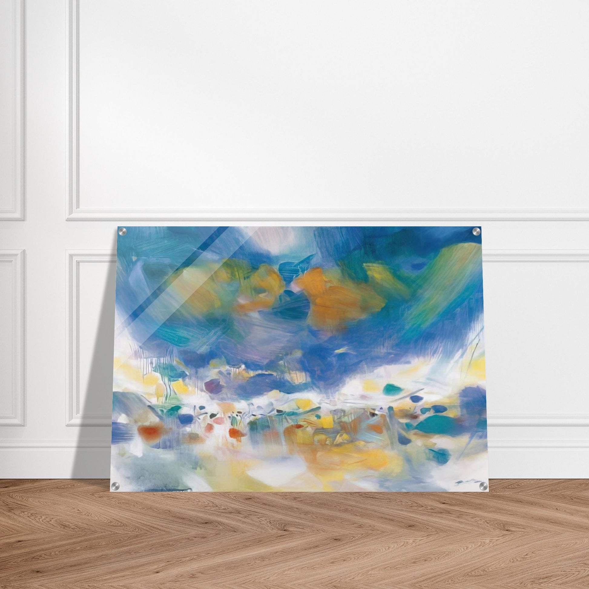 LE VOILE DES ILLUSIONS 2007 - Chu teh Chun Acrylic Print - 70x100 cm / 28x40″ inches