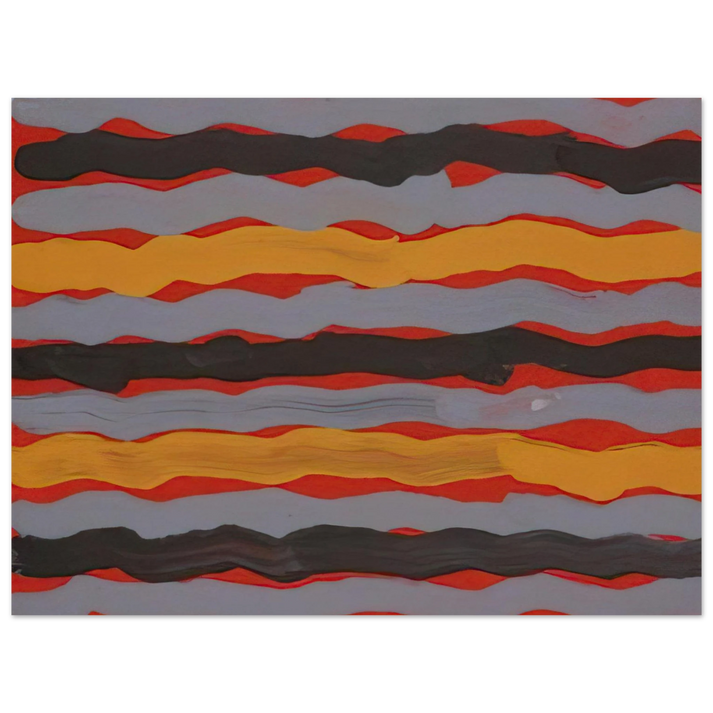 Clifford Possum Tjapaltjarri - Spear Dreaming - 2001  75x100 cm / 30x40inches Fine Art Poster