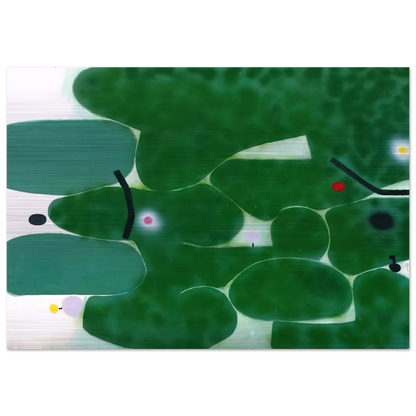 The Green Earth - 1980 - Victor Pasmore Brushed Aluminum Print - 70x100 cm / 28x40 inches | Victor Pasmore Aluminum Print | Victor Pasmore Prints