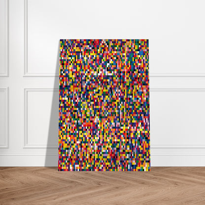 4900 COLOURS 2007 - Gerhard Richter Brushed Aluminum Print - 70x100 cm / 28x40 inches | Gerhard Richter Aluminum Print | Gerhard Richter Prints