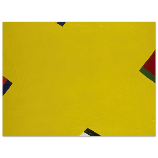 Al Held - Yellow  75x100 cm / 30x40inches Fine Art Poster