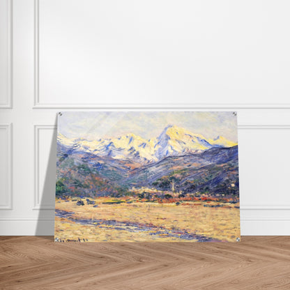 The Valley of the Nervia - claude monet Acrylic Print - 70x100 cm / 28x40″ inches