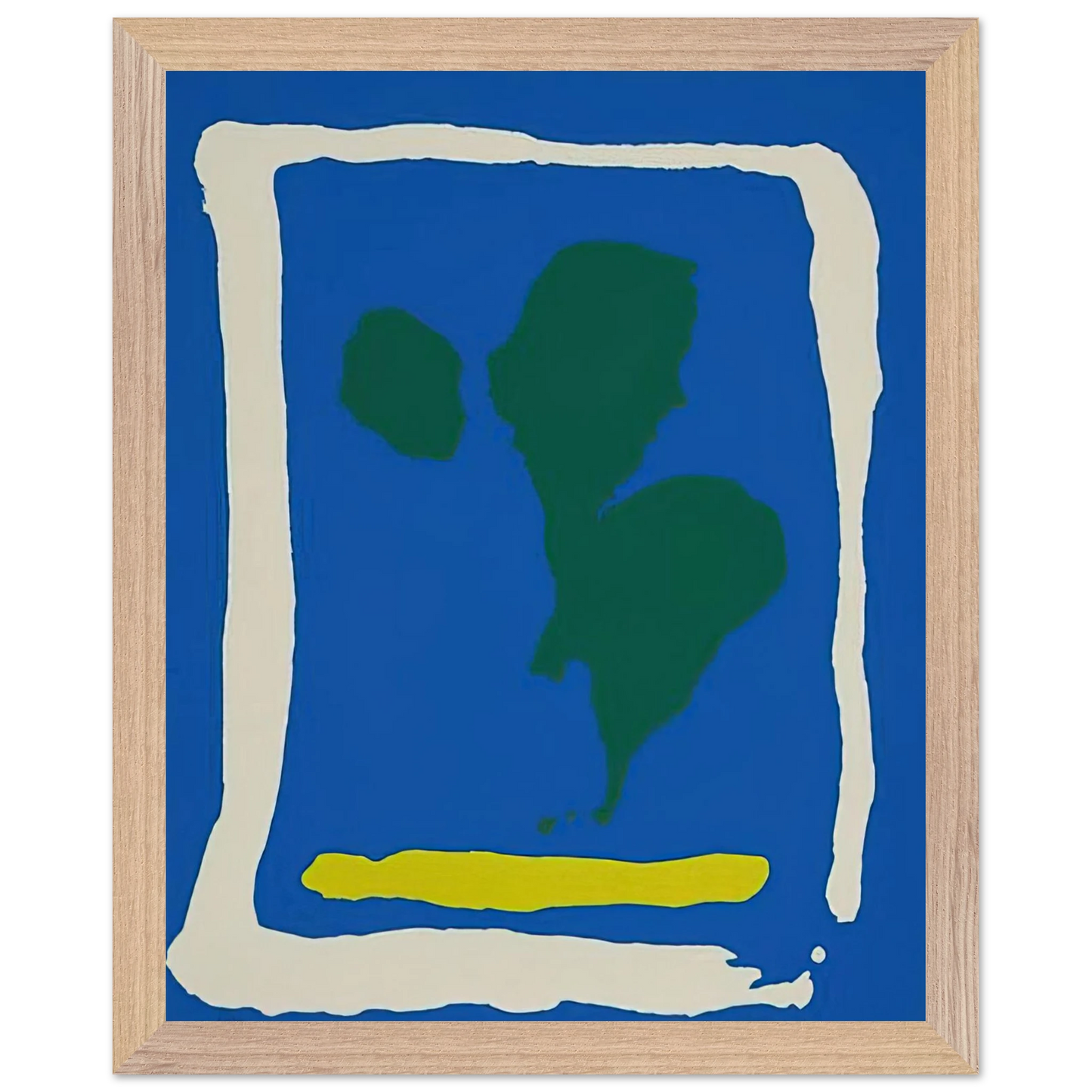 Helen Frankenthaler - Air Frame - 1965 Wall art - 70x100 cm / 28x40 inches - Fine Art Poster-canvas - -