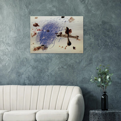 BAN DE LOO COLOGNE 1972 - Antoni Tapies Brushed Aluminum Print - 70x100 cm / 28x40 inches | Antoni Tapies Aluminum Print | Antoni Tapies Prints