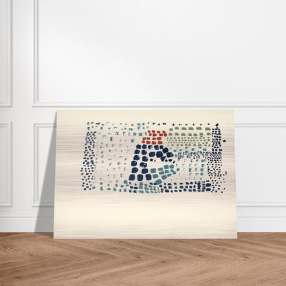 Study in Colour No. 1 Woimant Staël 93 - Art Informel - Nicolas de Stael Brushed Aluminum Print - 70x100 cm / 28x40 inches | Nicolas de Stael Aluminum Print | Nicolas de Stael Prints