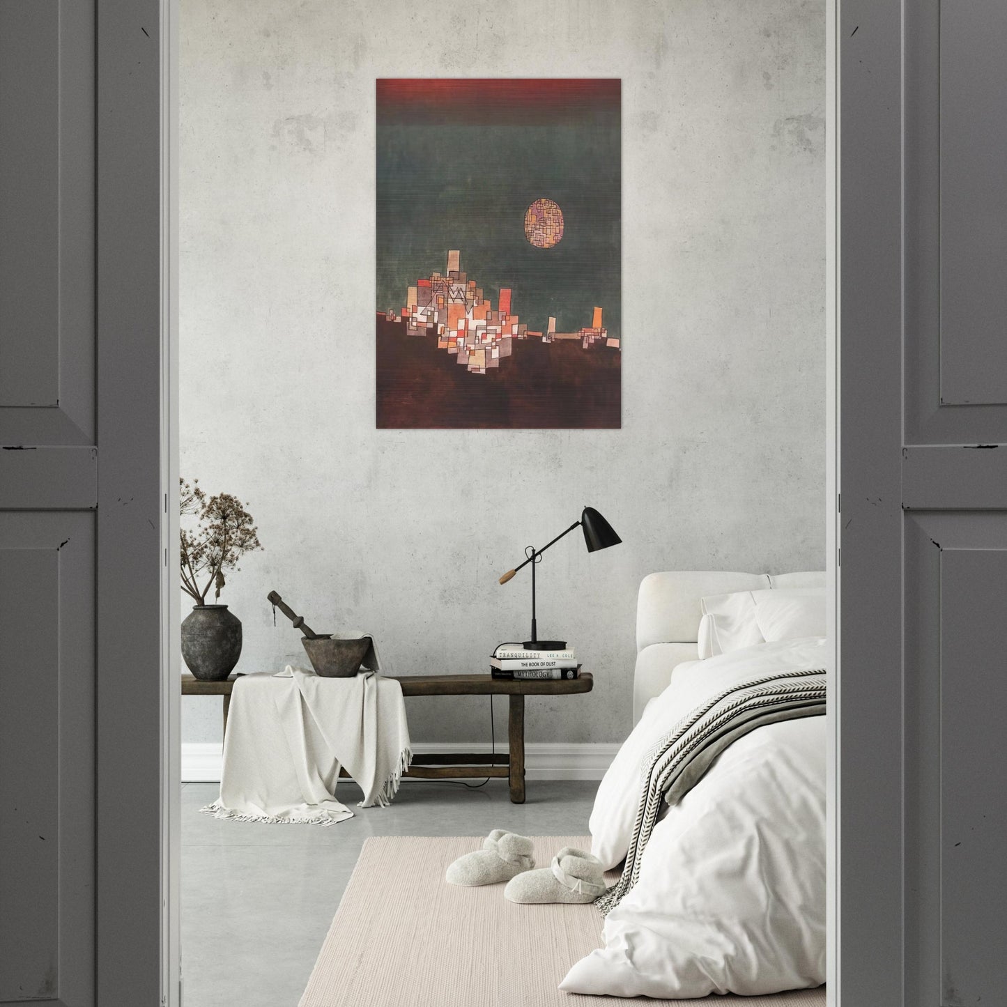 CHOSEN SITE 1940 - Paul Klee Brushed Aluminum Print - 70x100 cm / 28x40 inches | Paul Klee Aluminum Print | Paul Klee Prints