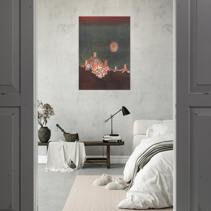 CHOSEN SITE 1940 - Paul Klee Brushed Aluminum Print - 70x100 cm / 28x40 inches | Paul Klee Aluminum Print | Paul Klee Prints
