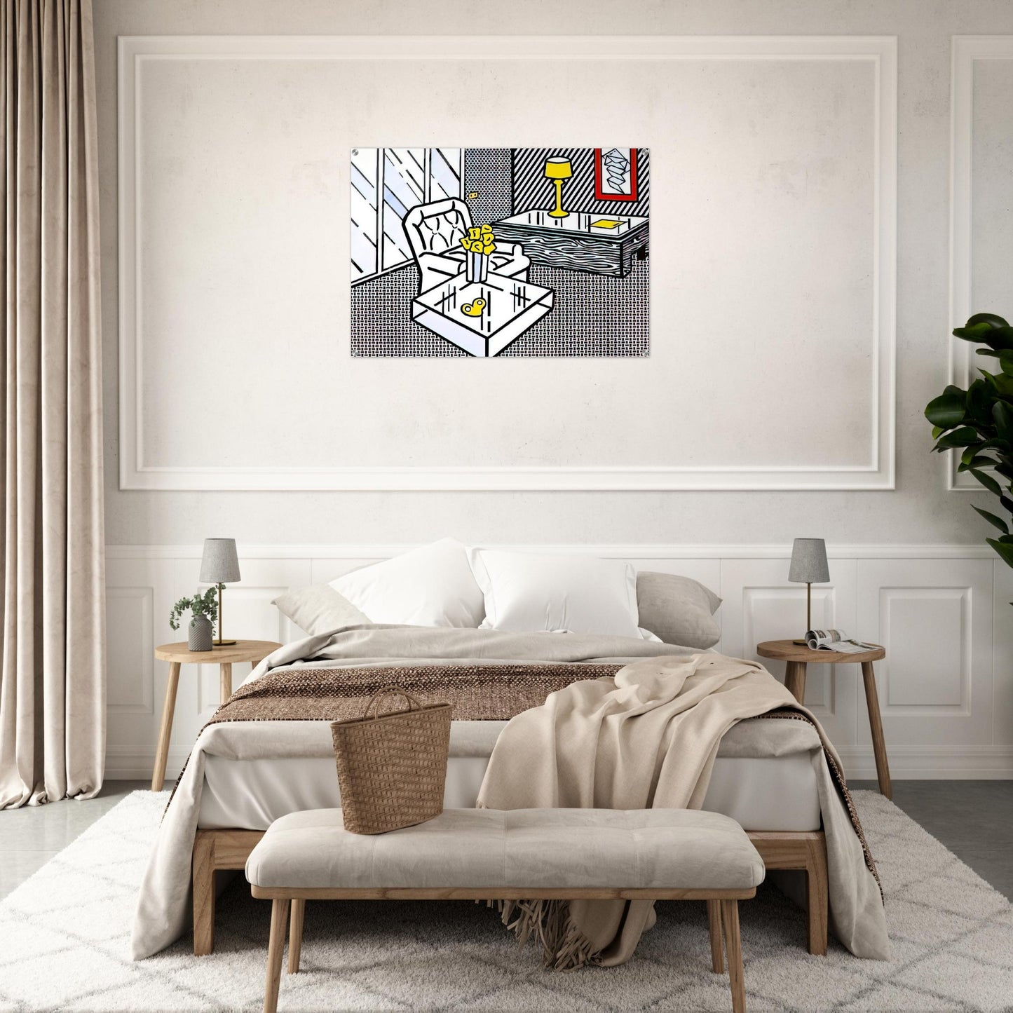THE DEN 1990 - Roy Lichtenstein Acrylic Print - 70x100 cm / 28x40″ inches