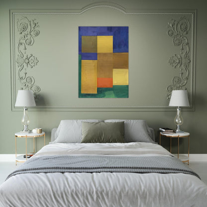 Silent Night - Hans Hofmann Brushed Aluminum Print - 70x100 cm / 28x40 inches | Hans Hofmann Aluminum Print | Hans Hofmann Prints