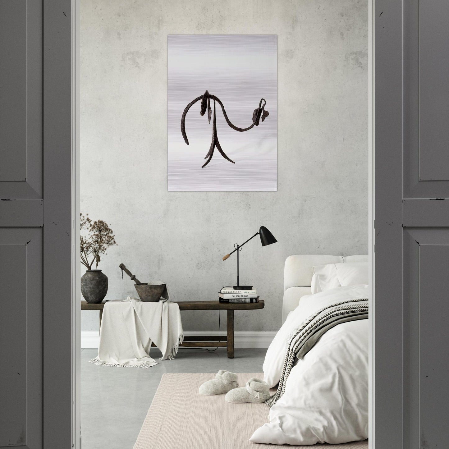 THE VINE 1944 - Alexander Calder Brushed Aluminum Print - 70x100 cm / 28x40 inches | Alexander Calder Aluminum Print | Alexander Calder Prints