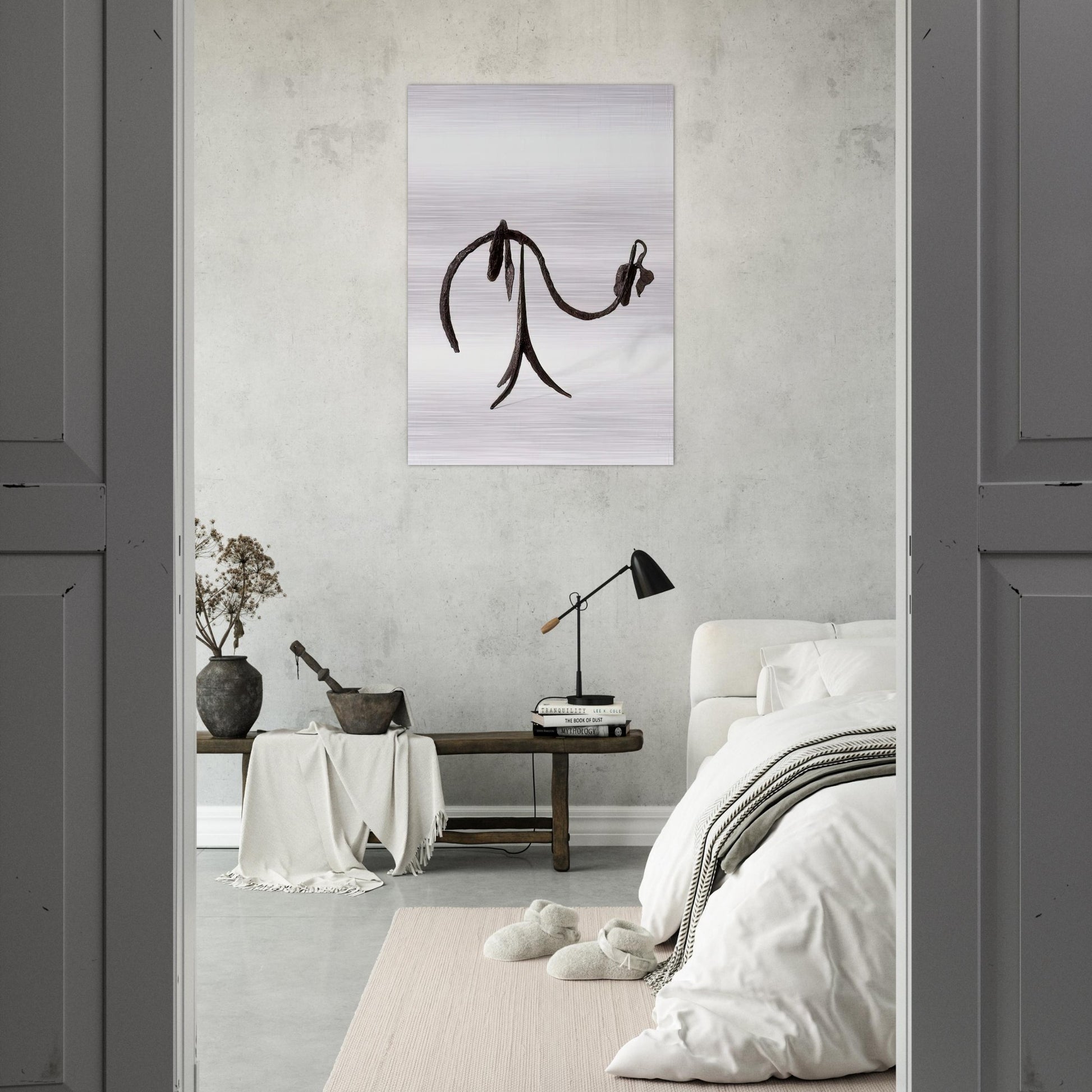 THE VINE 1944 - Alexander Calder Brushed Aluminum Print - 70x100 cm / 28x40 inches | Alexander Calder Aluminum Print | Alexander Calder Prints