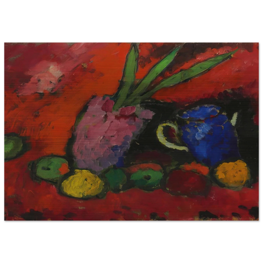 STILL LIFE 1912 - Alexej von Jawlensky Brushed Aluminum Print - 70x100 cm / 28x40 inches | Alexej von Jawlensky Aluminum Print | Alexej von Jawlensky Prints