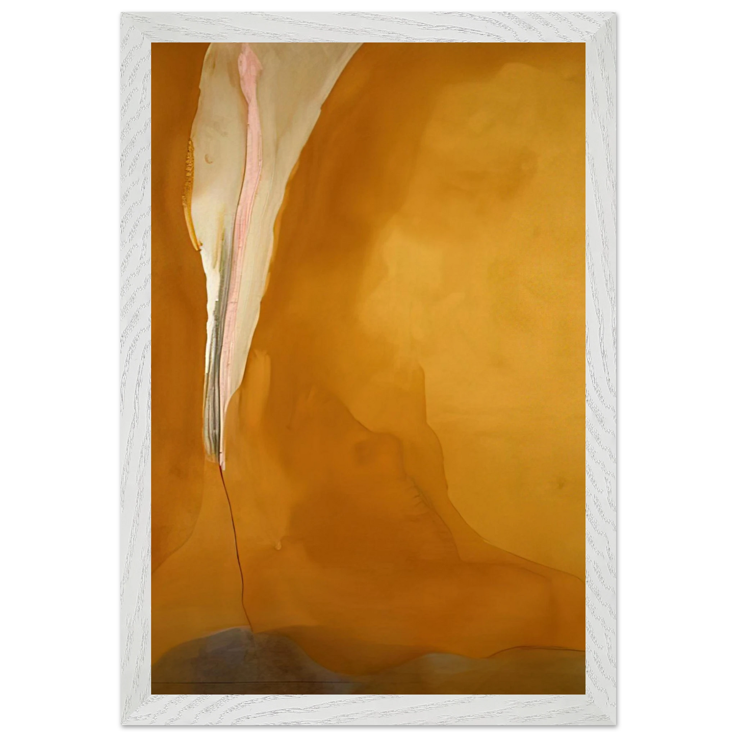 Helen Frankenthaler - Coral Wedge - 1972 Wall art - A2 (42 x 59.4  cm) - Premium Wooden Framed Poster With Fine Art Paper-canvas - Wood frame