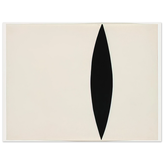Ellsworth Kelly - Mandorla Form  75x100 cm / 30x40inches Fine Art Poster