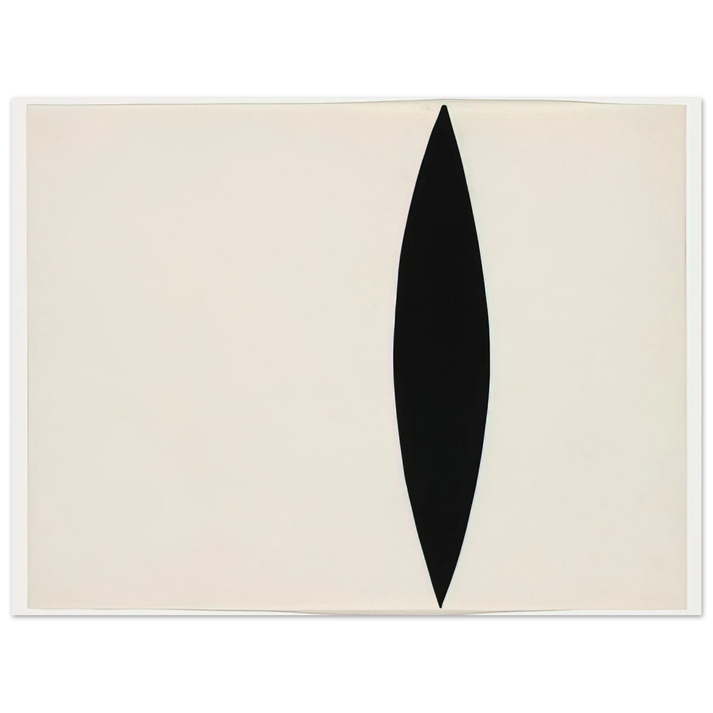 Ellsworth Kelly - Mandorla Form  75x100 cm / 30x40inches Fine Art Poster