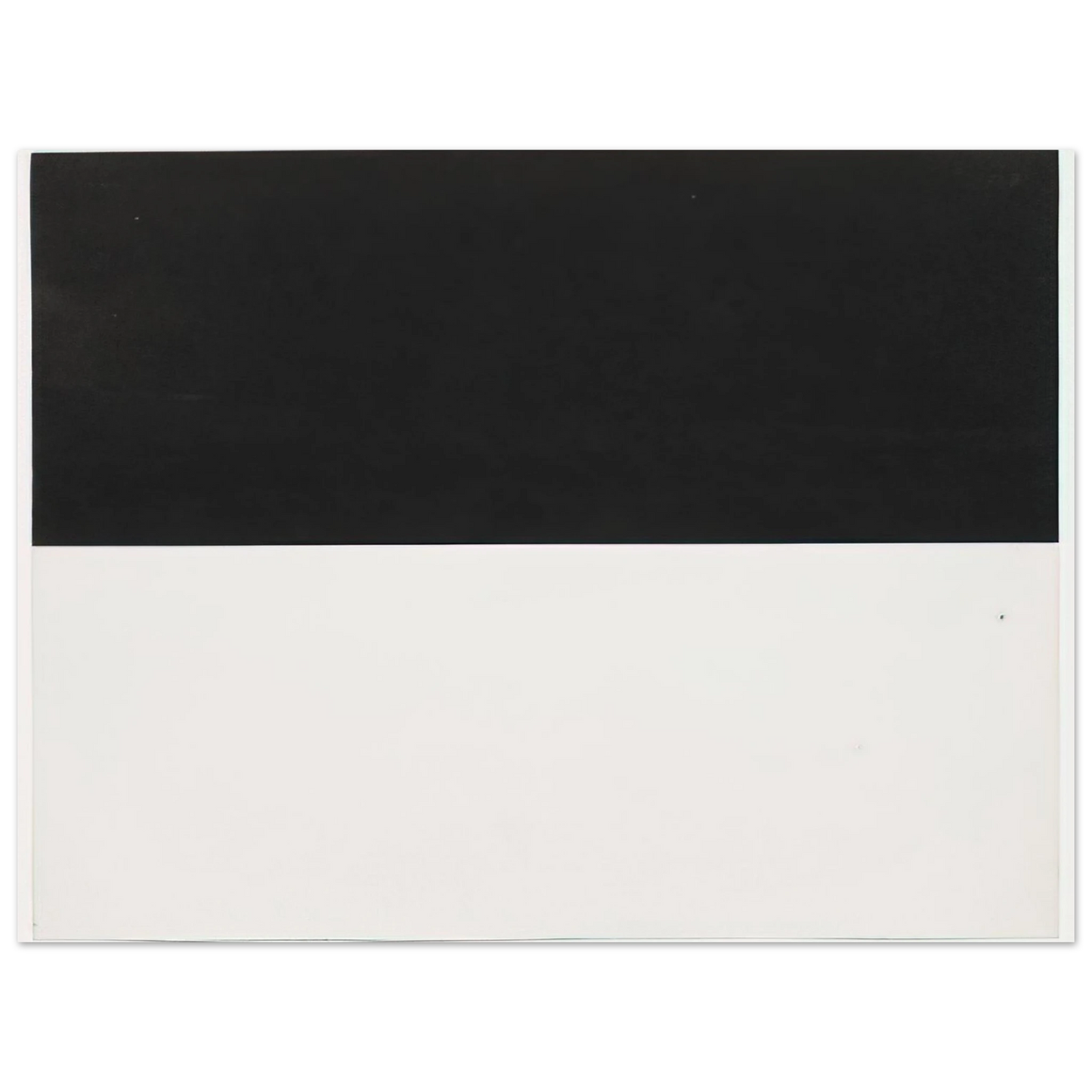 Ellsworth Kelly - Black and White from the series Line Form Color  75x100 cm / 30x40inches Fine Art Poster