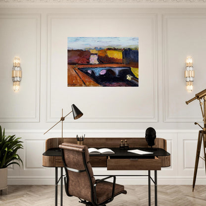VIEW OF THE SEINE THE PONT SAINT MICHEL 1904 - Henri Matisse Brushed Aluminum Print - 70x100 cm / 28x40 inches | Henri Matisse Aluminum Print | Henri Matisse Prints