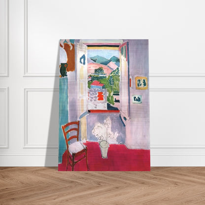 OPEN WINDOW AT COLLIOURE 1910 - Henri Matisse Brushed Aluminum Print - 70x100 cm / 28x40 inches | Henri Matisse Aluminum Print | Henri Matisse Prints