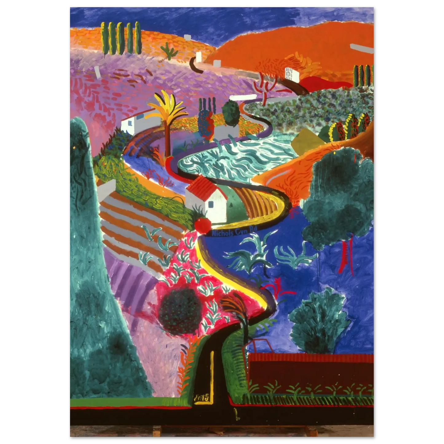 David Hockney - David Hockney Wall art - 45x60 cm / 18x24 inches - Fine Art Poster - -