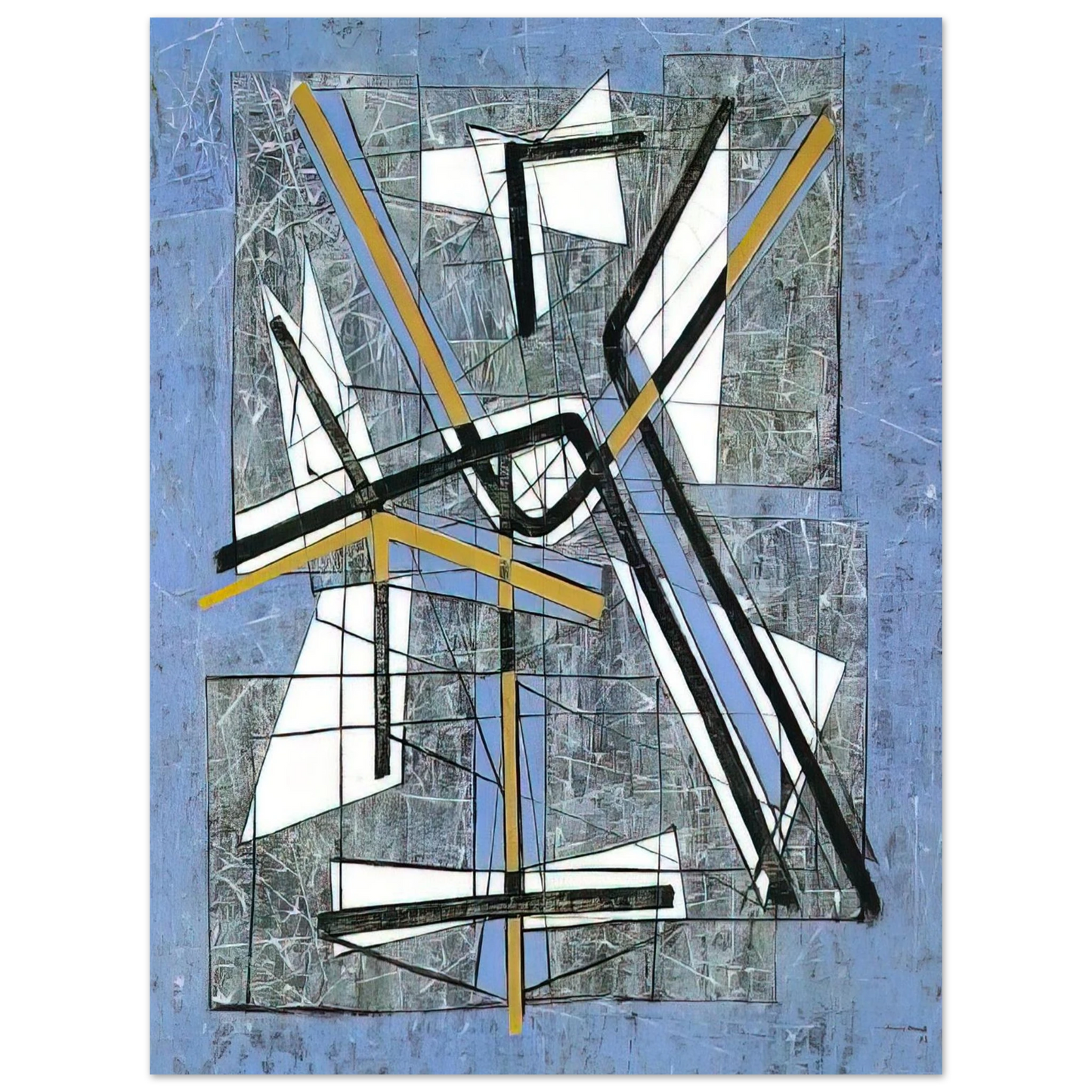 Jimmy Ernst - Animals and Minerals - 1952  75x100 cm / 30x40inches Fine Art Poster