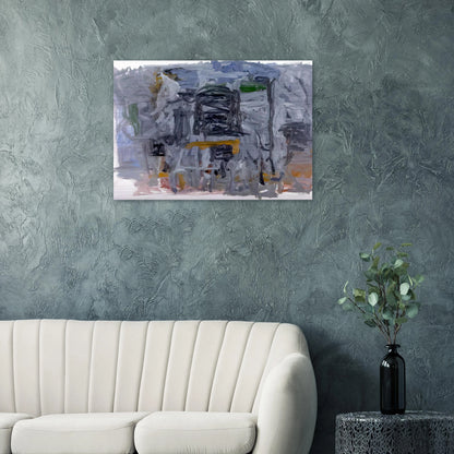 CLOSE UP III 1961 - Philip Guston Brushed Aluminum Print - 70x100 cm / 28x40 inches | Philip Guston Aluminum Print | Philip Guston Prints